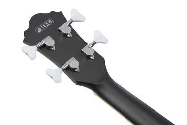 Ibanez AGB200-BKF félakusztikus basszusgitárIbanez AGB200-BKF Artcore 4-húros, félig üreges testű elektromos basszusgi