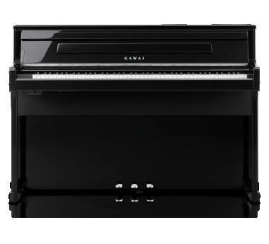 Kawai CA901EP digitális zongora, 88 billentyűs kalapácsmechanika, 256 polifónia, Bluetooth, fényes fekete