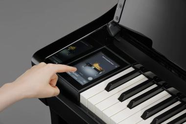 Kawai CA701EP digitális zongora, 88 billentyűs kalapácsmechanika, 256 polifónia, Bluetooth, fényes fekete