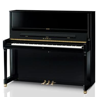 Kawai K-500 M/PEP akusztikus pianínó, 88 billentyű, 130cm magas, fényes fekete
