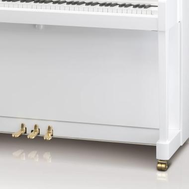 Kawai K-300 WH/P akusztikus pianínó, 88 billentyű, 122cm magas, fényes fehér