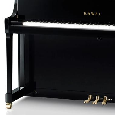 Kawai K-800 M/PEP akusztikus pianínó, 88 billentyű, 134cm magas, fényes fekete