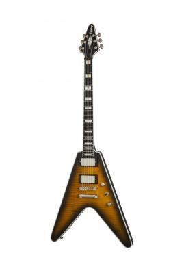 Epiphone Flying V Prophecy YTA Yellow Tiger Aged Gloss elektromos gitár
