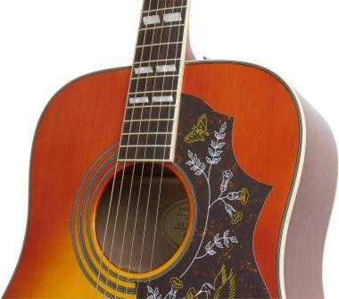 Epiphone Hummingbird Studio Solid Top FC Faded Cherry Sunburst elektro-akusztikus gitár