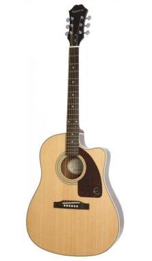 Epiphone J-15 EC Deluxe Fishman Presys-II Incl. Hard Case NA Natural elektro-akusztikus gitárszett
