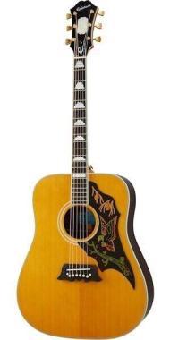 Epiphone Masterbilt Excellente ANA elektro-akustická kytara, antická přírodní