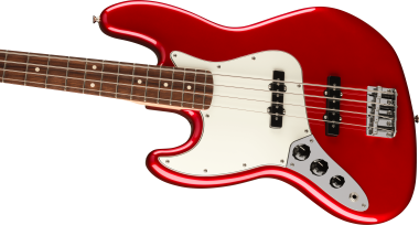 Fender Player Jazz Bass Left-Handed, Pau Ferro Fingerboard, Candy Apple Red