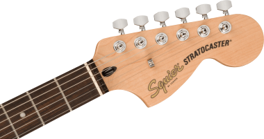Squier FSR Affinity Series Stratocaster QMT, Laurel Fingerboard, White Pearloid Pickguard, Crimson R