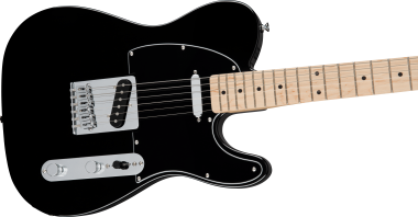 Squier FSR Affinity Series Telecaster, Maple Fingerboard, Black Pickguard, Black