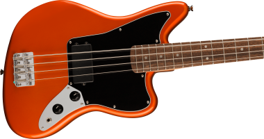 Squier FSR Affinity Series Jaguar Bass H, Laurel Fingerboard, Black Pickguard, Matching Headstock, M