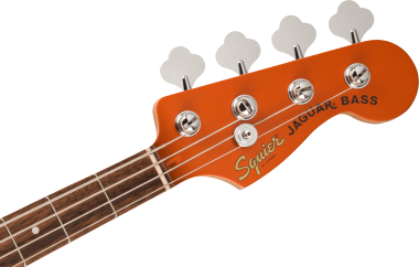 Squier FSR Affinity Series Jaguar Bass H, Laurel Fingerboard, Black Pickguard, Matching Headstock, M