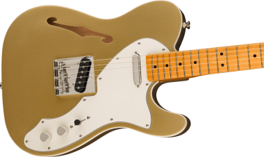 Squier FSR Classic Vibe '60s Telecaster Thinline, Maple Fingerboard, Parchment Pickguard, Aztec Gold