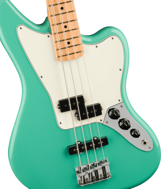 Fender Player Jaguar Bass, Maple Fingerboard, Sea Foam Green