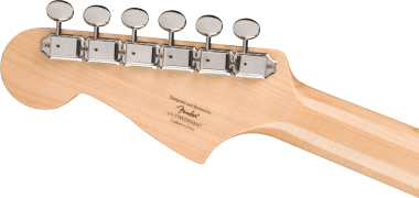 Squier Paranormal Strat-O-Sonic, Crimson Red Transparent elektromos gitár