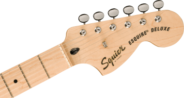 Squier Paranormal Esquire Deluxe, Maple Fingerboard, Black Pickguard, Metallic Black