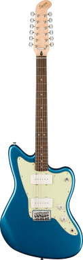 Squier Paranormal Jazzmaster XII, Laurel Fingerboard, Mint Pickguard, Lake Placid Blue
