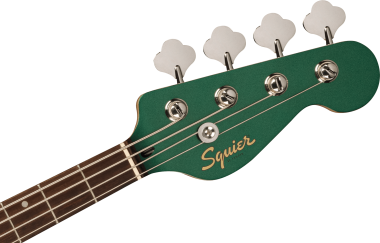 Squier Paranormal Rascal Bass HH, Laurel Fingerboard, Mint Pickguard, Sherwood Green