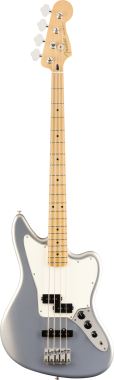 Fender Player Jaguar Bass, Maple Fingerboard, Silver