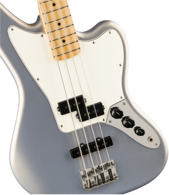 Fender Player Jaguar Bass, Maple Fingerboard, Silver