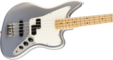 Fender Player Jaguar Bass, Maple Fingerboard, Silver