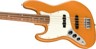 Fender Player Jazz Bass Left-Handed, Pau Ferro Fingerboard, Capri Orange