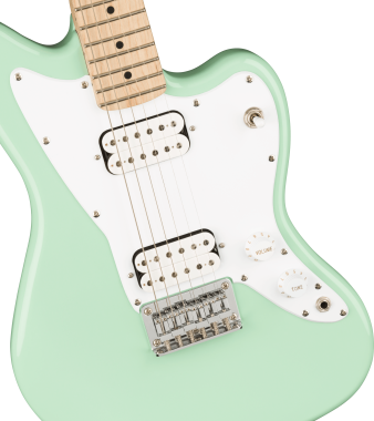 Squier Mini Jazzmaster HH, Maple Fingerboard, Surf Green