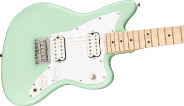 Squier Mini Jazzmaster HH, Maple Fingerboard, Surf Green