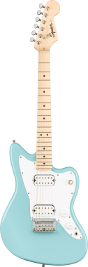 Squier Mini Jazzmaster HH, Maple Fingerboard, Daphne Blue