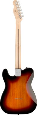 Squier Affinity Series Telecaster, Maple Fingerboard, Black Pickguard, 3-Color Sunburst
