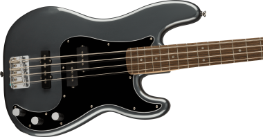 Squier Affinity Series Precision Bass PJ, Laurel Fingerboard, Black Pickguard, Charcoal Frost Metall