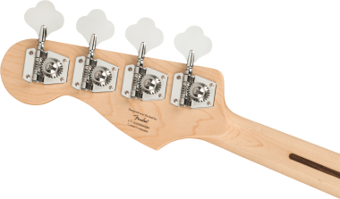 Squier Affinity Series Jazz Bass, Maple Fingerboard, Black Pickguard, Black