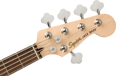 Squier Affinity Series Jazz Bass V, Laurel Fingerboard, Black Pickguard, 3-Color Sunburst