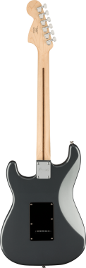Squier Affinity Series Stratocaster HH, Laurel Fingerboard, Black Pickguard, Charcoal Frost Metallic