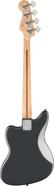 Squier Affinity Series Jaguar Bass H, Laurel Fingerboard, Black Pickguard, Charcoal Frost Metallic