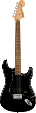 Squier FSR Affinity Series Stratocaster H HT, Laurel Fingerboard, Black Pickguard, Black