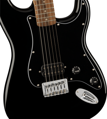Squier FSR Affinity Series Stratocaster H HT, Laurel Fingerboard, Black Pickguard, Black