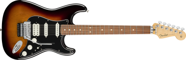 Fender Player Stratocaster Floyd Rose HSS PF 3-Color Sunburst elektromos gitár