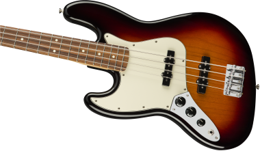Fender Player Jazz Bass Left-Handed, Pau Ferro Fingerboard, 3-Color Sunburst