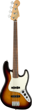 Fender Player Jazz Bass Fretless, Pau Ferro Fingerboard, 3-Color Sunburst