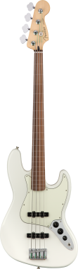 Fender Player Jazz Bass Fretless, Pau Ferro Fingerboard, Polar White