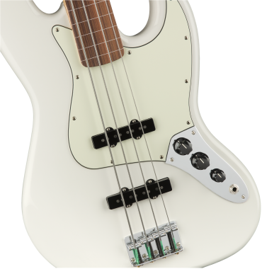 Fender Player Jazz Bass Fretless, Pau Ferro Fingerboard, Polar White