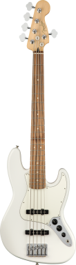 Fender Jazz Bass V, 5 strun, Pau Ferro hmatník, Polární bílá