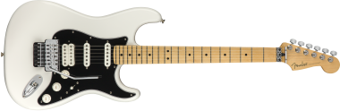 Fender Player Stratocaster Floyd Rose HSS MN Polar White elektromos gitá