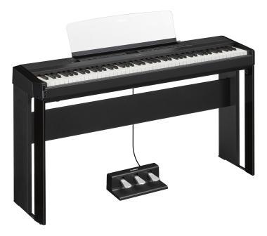 Yamaha P-525B digitális zongora fekete színben