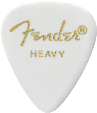 Fender White, 351 Shape, Heavy pengető szett (12 db)