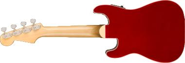 Fender Fullerton Strat® Uke, Walnut Fingerboard, White Pickguard Candy Apple Red ukulele