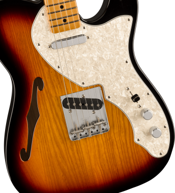 Fender Vintera® II \'60s Telecaster® Thinline, 3-Color Sunburst elektromos gitár