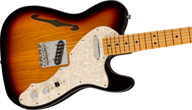 Fender Vintera® II \'60s Telecaster® Thinline, 3-Color Sunburst elektromos gitár