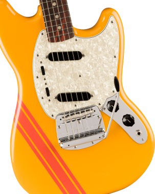 Fender Vintera® II \'70s Competition Mustang®, Competition Orange eletromos gitár