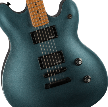 Squier Contemporary Active Starcaster, Gunmetal Metallic elektromos gitár
